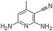 2,6-二氨基-3-氰基-4-甲基吡啶分子结构 (CAS 38841-52-0)