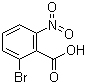 2-Bromo-6-nitrobenzoic acid molecular structure (CAS 38876-67-4)