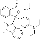3-(2'-Ethoxy-4'-diethylaminophenyl)-3-(1',2'-dimethylindol-3'-yl)phthalide molecular structure (CAS 38880-20-5)