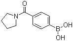 结构式 CAS# 389621-81-2, 4-(吡咯烷-1-羰基)苯硼酸
