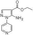 5-Amino-1-(4-pyridinyl)-1H-pyrazole-4-carboxylic acid ethyl ester molecular structure (CAS 38965-48-9)