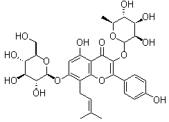 结构式 CAS# 39012-04-9, 淫羊藿苷 A