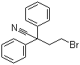 4-溴-2,2-二苯丁腈分子结构 (CAS 39186-58-8)