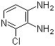 结构式 CAS# 39217-08-8, 2-氯-3,4-二氨基吡啶; 3,4-二氨基-2-氯吡啶