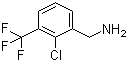 2-Chloro-3-(trifluoromethyl)benzylamine molecular structure (CAS 39226-96-5)