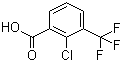 2-Chloro-3-(trifluoromethyl)benzoic acid molecular structure (CAS 39226-97-6)