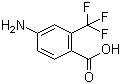 4-Amino-2-trifluoromethylbenzoic acid molecular structure (CAS 393-06-6)