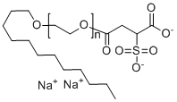 Disodium laurethsulfosuccinate  molecular structure (CAS 39354-45-5)