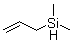 二甲基烯丙基硅烷分子结构 (CAS 3937-30-2)