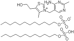 硫胺素二月桂基硫酸盐分子结构 (CAS 39479-63-5)