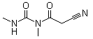 N,N'-Dimethyl-N-cyanoacetylurea molecular structure (CAS 39615-79-7)