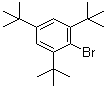 structure of CAS# 3975-77-7, 2,4,6-Tri-tert-butylphenyl bromide;2-Bromo-1,3,5-tri-tert-butylbenzene; Bromo(1,3,5-tris-tert-butyl)benzene; NSC 133894