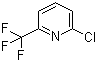 2-Chloro-6-(trifluoromethyl)pyridine molecular structure (CAS 39890-95-4)