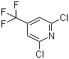 结构式 CAS# 39890-98-7, 2,6-二氯-4-三氟甲基吡啶
