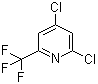 2,4-Dichloro-6-(trifluoromethyl)pyridine molecular structure (CAS 39891-02-6)