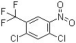 结构式 CAS# 400-70-4, 2,4-二氯-5-硝基三氟甲基苯