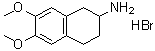 2-Amino-6,7-dimethoxy-1,2,3,4-tetrahydronaphthalene hydrobromide molecular structure (CAS 40069-26-9)