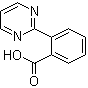 2-(嘧啶-2-基)苯甲酸分子结构 (CAS 400892-62-8)