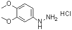 3,4-Dimethoxyphenylhydrazine hydrochloride molecular structure (CAS 40119-17-3)