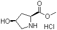 cis-4-Hydroxy-L-proline methyl ester hydrochloride molecular structure (CAS 40126-30-5)