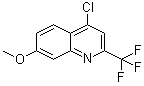 4-Chloro-7-methoxy-2-(trifluoromethyl)quinoline molecular structure (CAS 401567-80-4)