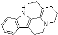 1-乙基-2,3,4,6,7,12-六氢吲哚并[2,3-a]喹嗪分子结构 (CAS 40163-47-1)