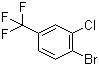 4-Bromo-3-chlorobenzotrifluoride molecular structure (CAS 402-04-0)
