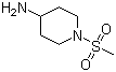 4-Amino-1-methanesulfonylpiperidine molecular structure (CAS 402927-97-3)