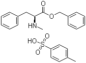 结构式 CAS# 40298-25-7, N-甲基-L-苯丙氨酸苄酯对甲基苯磺酸盐