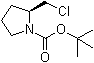 (2S)-2-(Chloromethyl)-1-pyrrolidinecarboxylic acid 1,1-dimethylethyl ester molecular structure (CAS 403735-05-7)