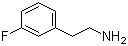structure of CAS# 404-70-6, 3-Fluorophenethylamine;2-(3-Fluorophenyl)ethylamine