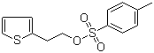 结构式 CAS# 40412-06-4, 2-(噻吩-2-基)乙基 4-甲基苯磺酸酯; 2-(噻吩-2-基)乙基对甲苯磺酸酯