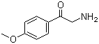 2-Amino-4'-methoxyacetophenone molecular structure (CAS 40513-43-7)