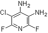 5-Chloro-2,6-difluoro-3,4-pyridinediamine molecular structure (CAS 405230-92-4)
