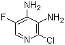 2-Chloro-5-fluoro-3,4-pyridinediamine molecular structure (CAS 405230-93-5)