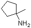 1-甲基环戊胺分子结构 (CAS 40571-45-7)