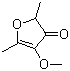 4-甲氧基-2,5-二甲基-3(2H)-呋喃酮分子结构 (CAS 4077-47-8)