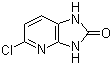 structure of CAS# 40851-98-7, 5-Chloro-1,3-dihydro-2H-imidazo[4,5-b]pyridin-2-one