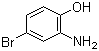 2-Amino-4-bromophenol molecular structure (CAS 40925-68-6)