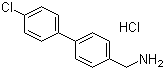 结构式 CAS# 410077-96-2, 4-(4-氯苯基)苄基胺盐酸盐