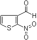 结构式 CAS# 41057-04-9, 2-硝基-3-噻吩甲醛