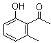 structure of CAS# 41085-27-2, 2'-Hydroxy-6'-methylacetophenone;1-(2-Hydroxy-6-methylphenyl)ethanone; 1-(2-Hydroxy-6-methylphenyl)ethan-1-one
