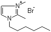 1-Hexyl-2,3-dimethylimidazolium bromide molecular structure (CAS 411222-01-0)