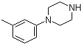 1-(3-甲基苯基)哌嗪分子结构 (CAS 41186-03-2)