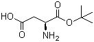 L-Aspartic acid 1-tert-butyl ester molecular structure (CAS 4125-93-3)