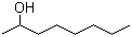 structure of CAS# 4128-31-8, 2-Octanol;(+/-)-2-Octanol
