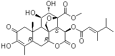 Bruceantin molecular structure (CAS 41451-75-6)
