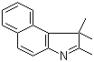 结构式 CAS# 41532-84-7, 1,1,2-三甲基-1H-苯并[e]吲哚; 2,3,3-三甲基-4,5-苯并吲哚