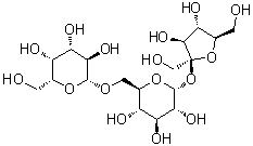 Isoraffinose molecular structure (CAS 41545-69-1)