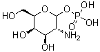 D-Galactosamine 1-phosphate molecular structure (CAS 41588-64-1)